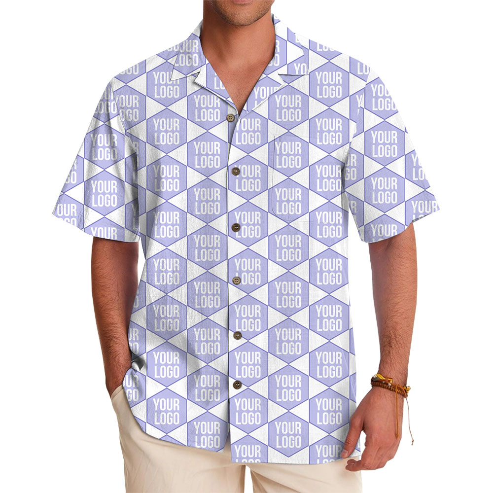 Custom All Over Print Hawaiian Shirt With Business Logo - variant image 1