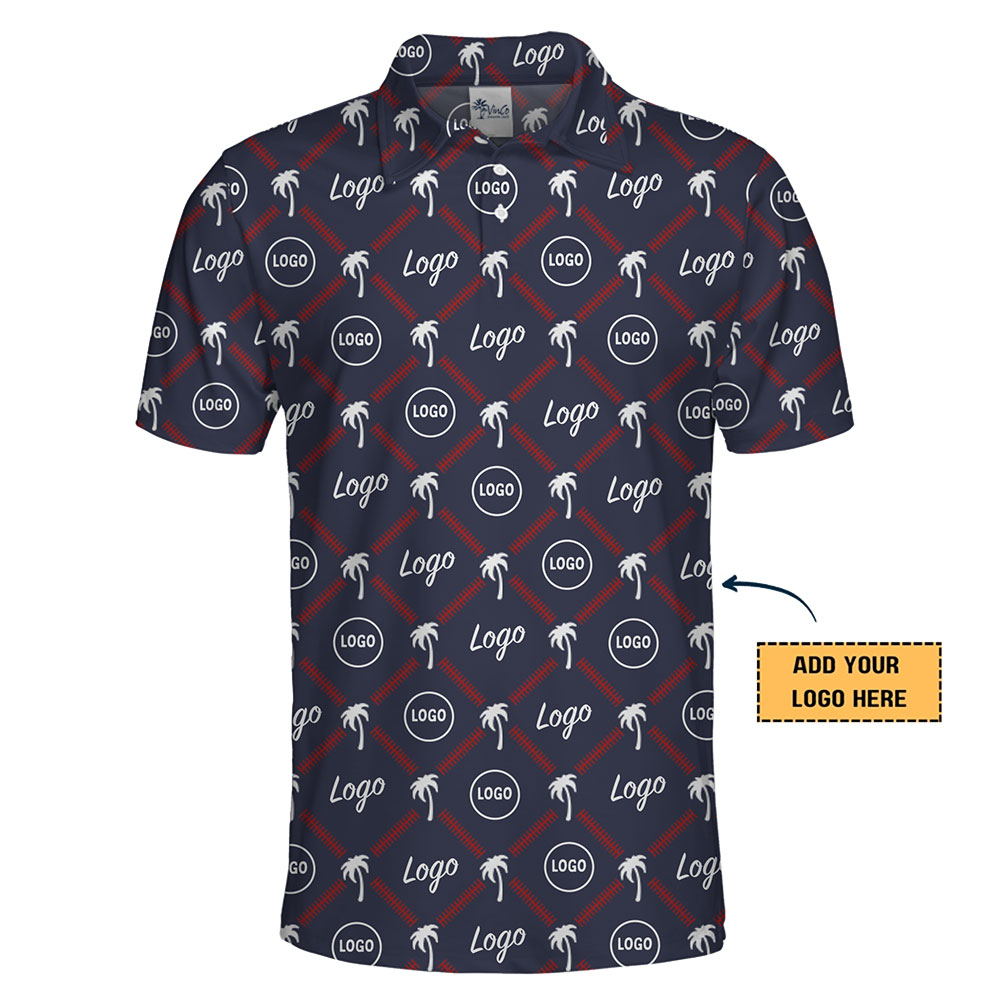 Personalized Tropical Polo Shirt for Corporate Events and Promotions