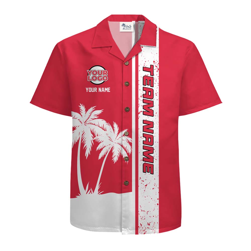 Vacation Crew Custom Team Hawaiian Shirt With Logo And Text