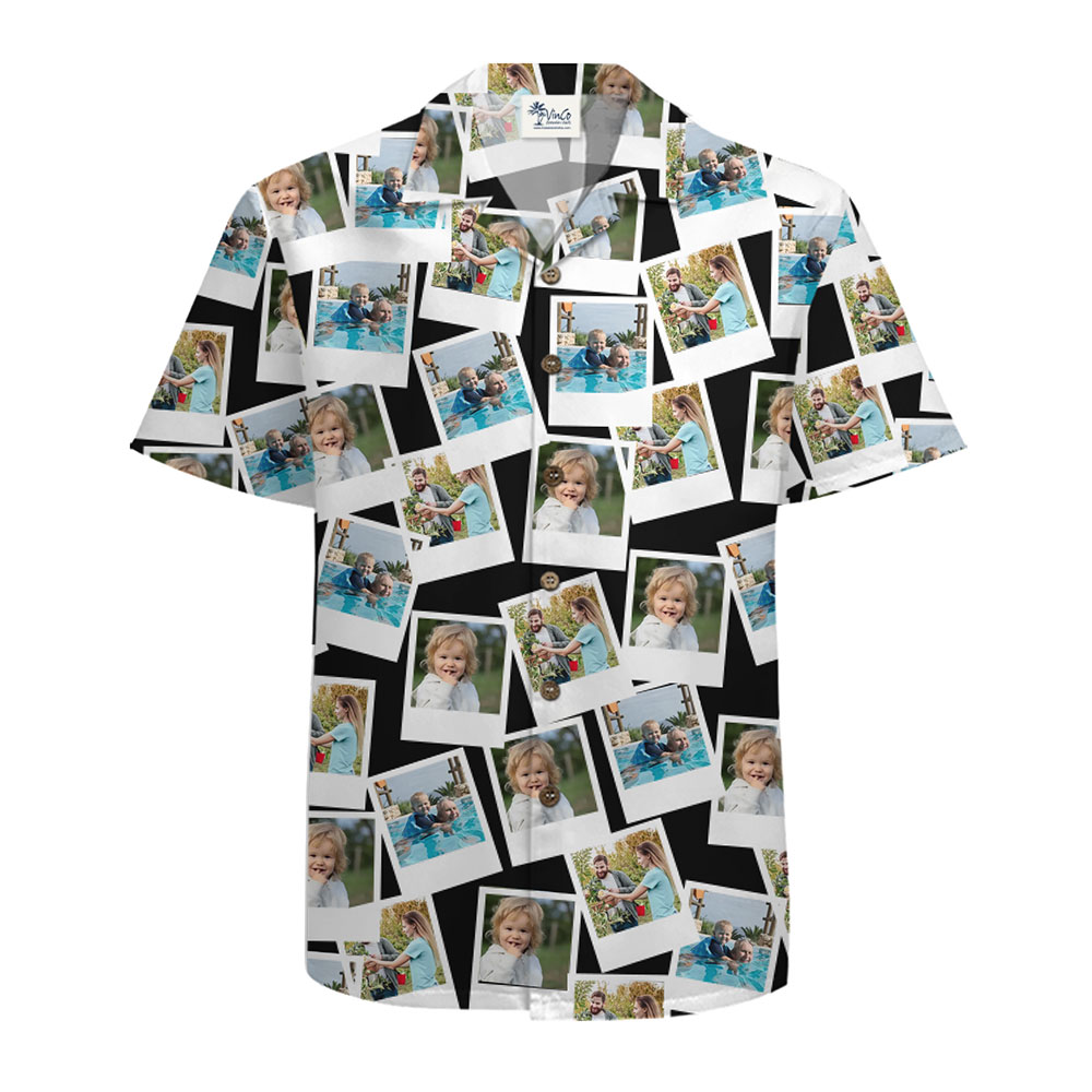 Unique Memory Hawaiian Shirt with Photo-Printed Design