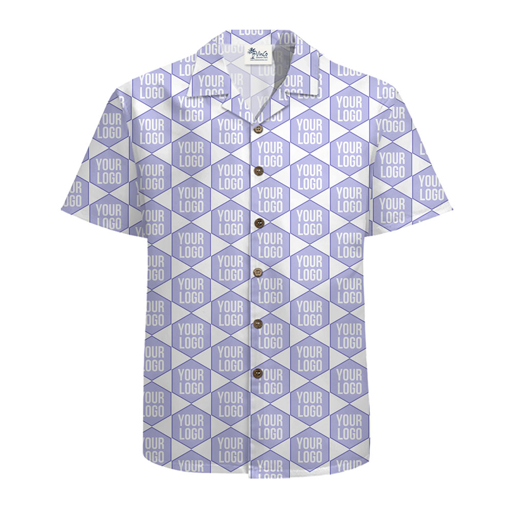 Custom All Over Print Hawaiian Shirt With Business Logo