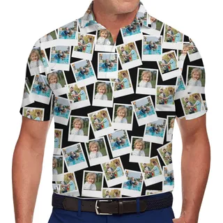 Personalized Polo Shirt with Your Favorite Photo Memories
