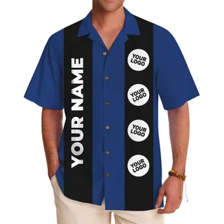 Team Spotlight Custom Logo Hawaiian Shirt