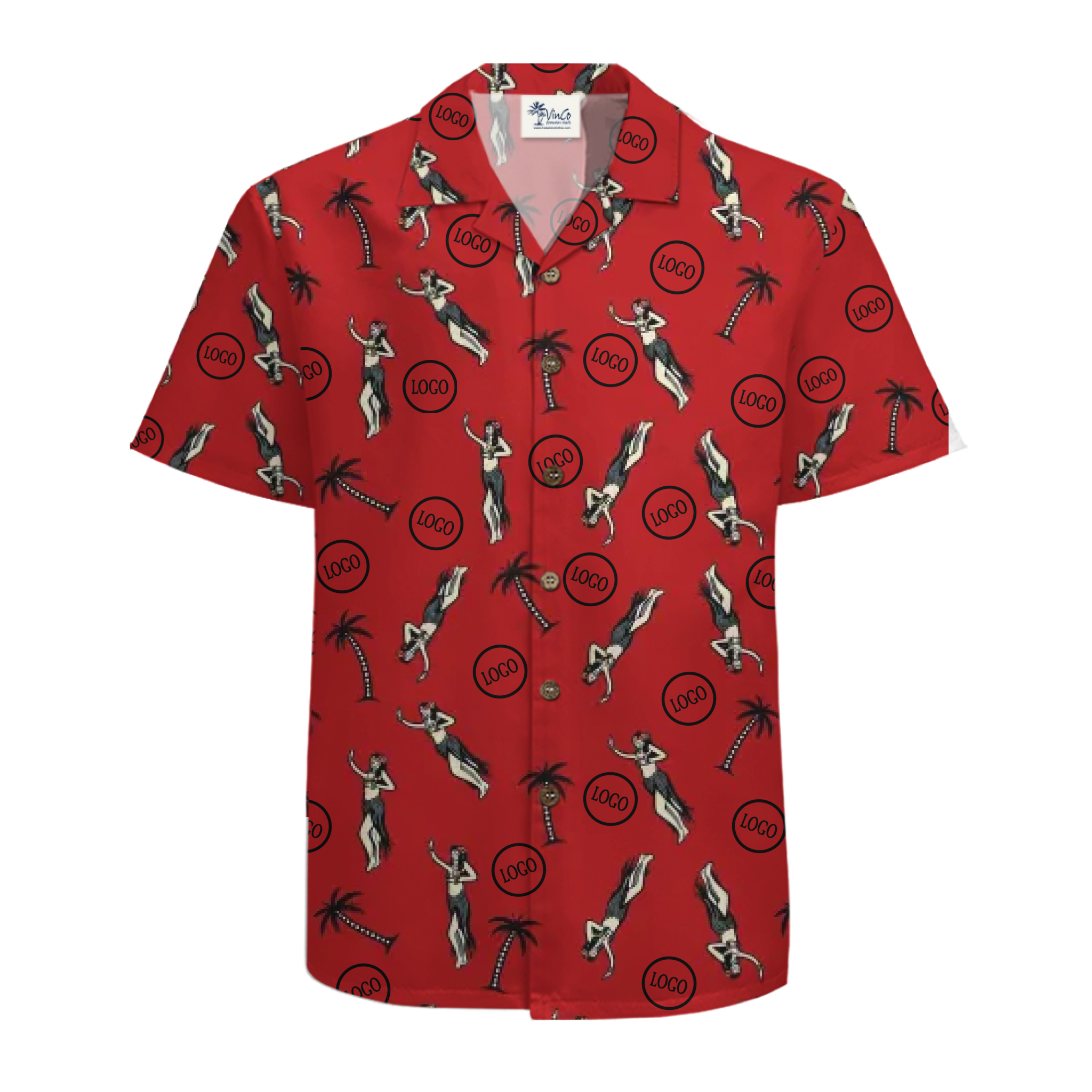 Personalized Statement Hawaiian Shirt with Vintage Island Design