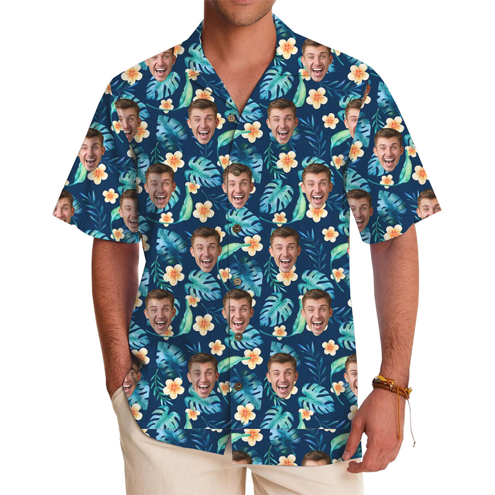 Tropical Vibes Personalized Birthday Shirt with Fun Details - variant image 1