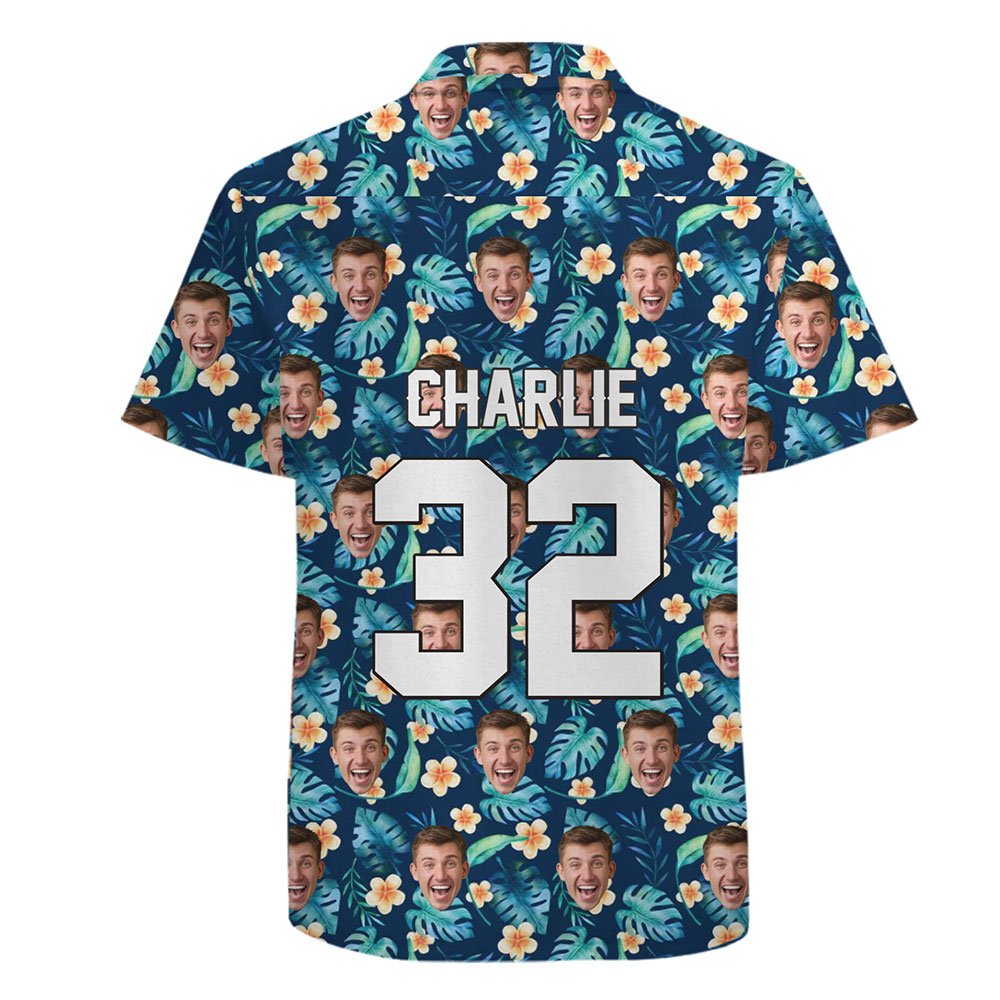 Tropical Vibes Personalized Birthday Shirt with Fun Details
