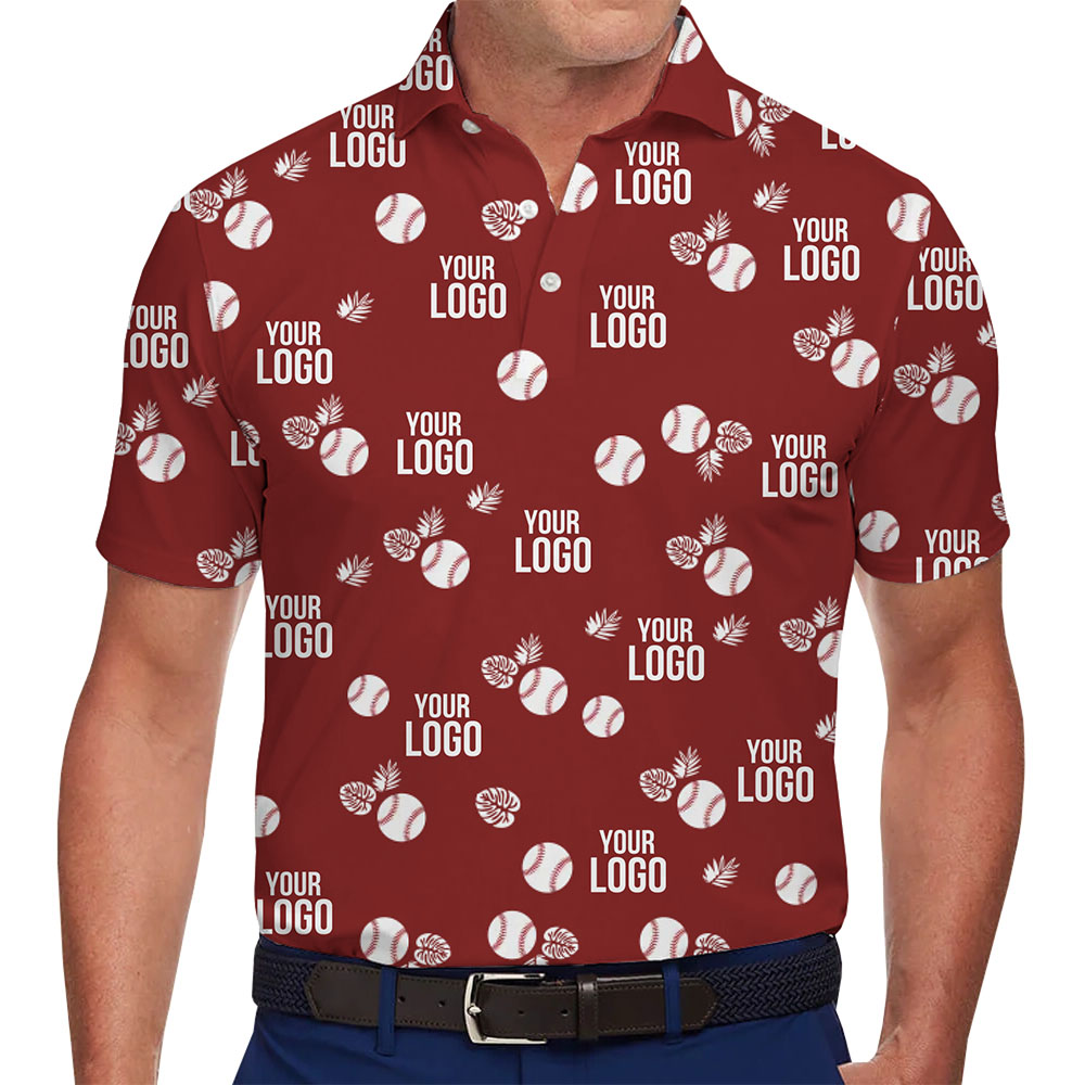 Branded Custom Baseball Style Polo Shirt for Events and Teams - variant image 1