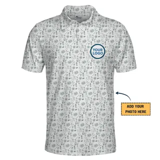 Golf Hawaiian Polo Shirt Custom Your Logo