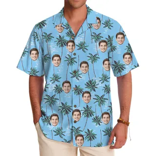 Put Your Face On Hawaiian Shirt – Palm Beach Edition