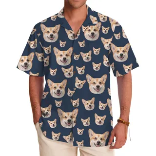Custom Multiple Face Button Up Shirts With Live Preview