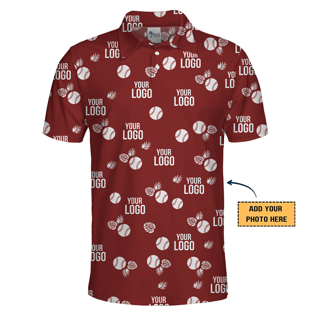 Branded Custom Baseball Style Polo Shirt for Events and Teams