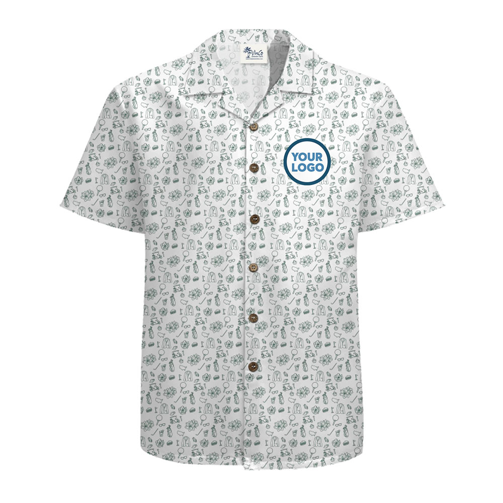 Golf Hawaiian Shirt Custom Logo With Preview
