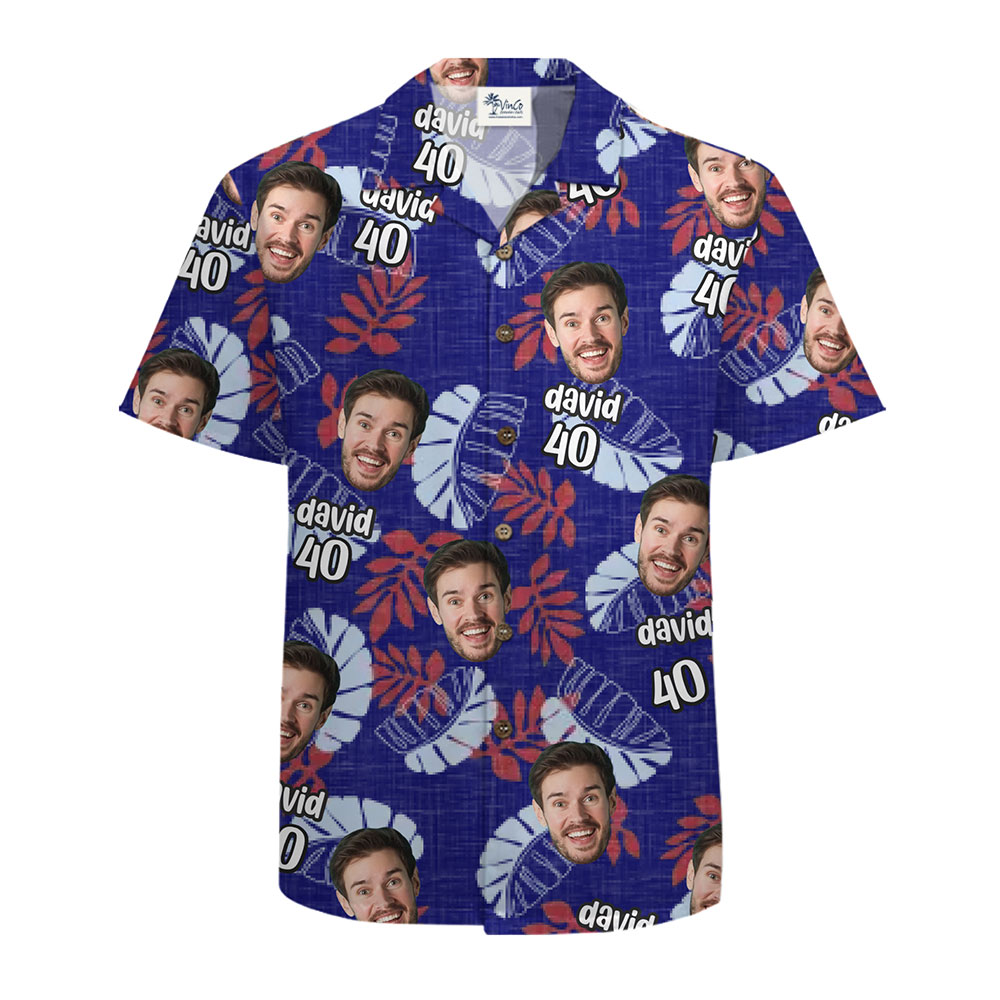 Custom Face Hawaiian Shirt for Birthdays and Fun Celebrations