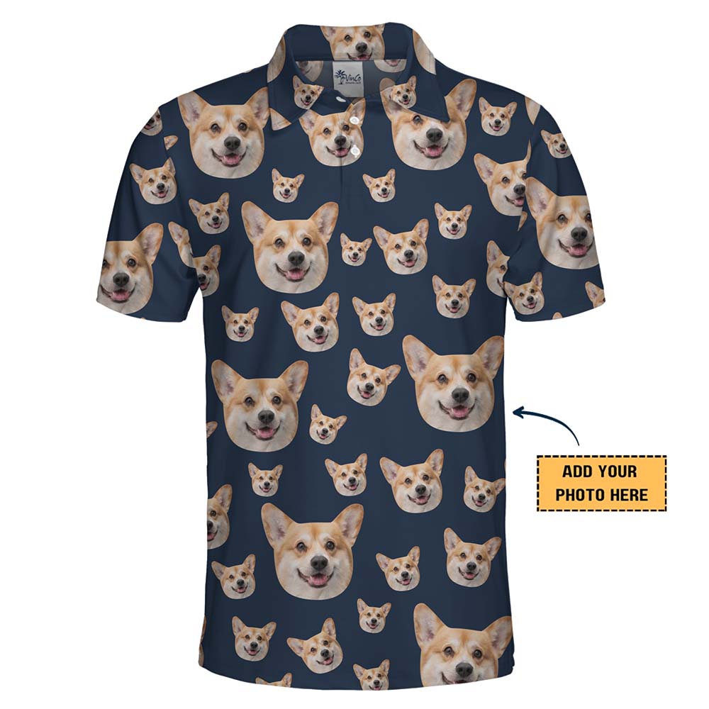 Custom Collared Polo Shirts With Faces On Them