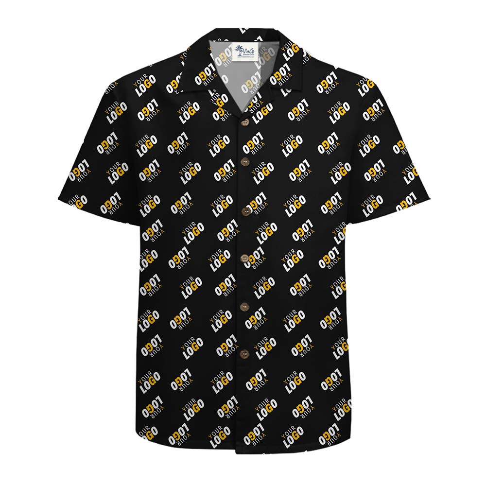 Custom Diagonal Logo Custom Hawaiian Shirt