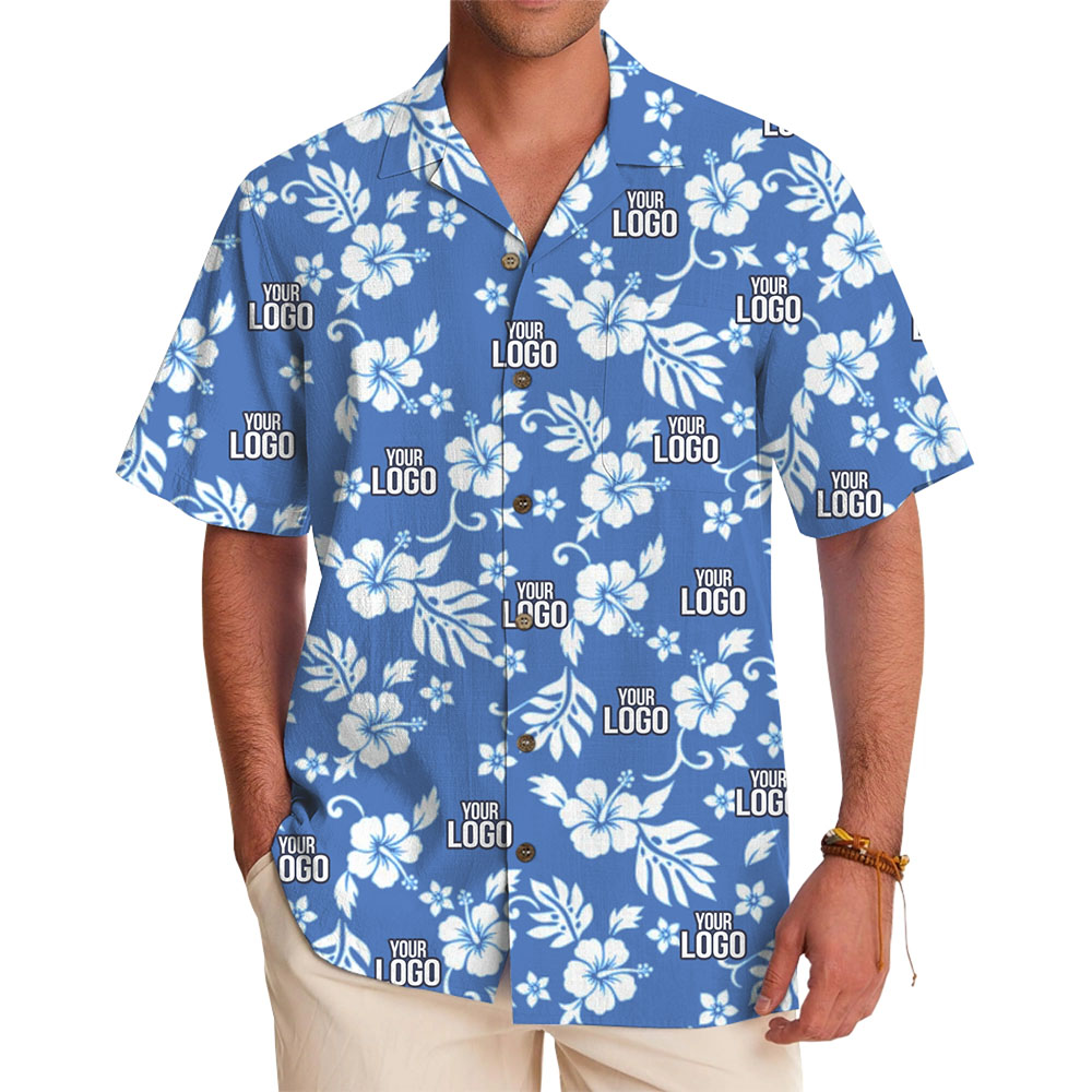 Floral Aloha Friday Shirt With Custom Logo - variant image 1