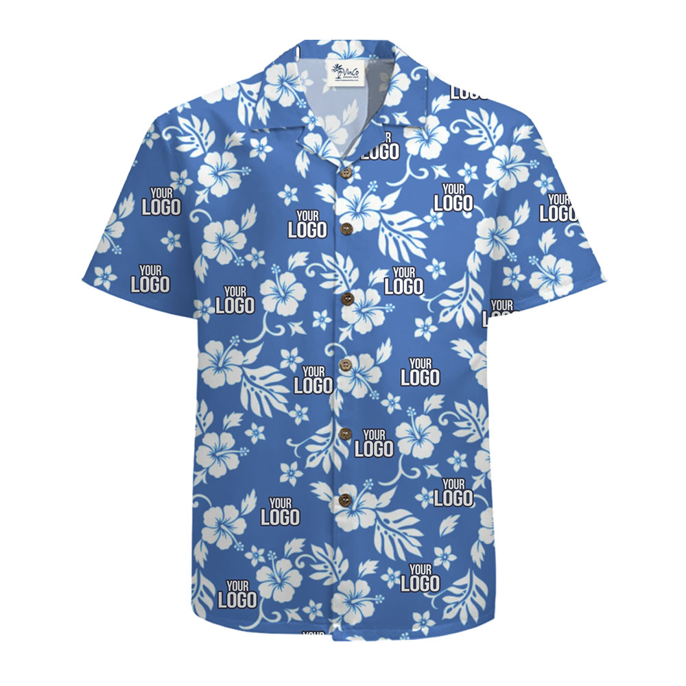 Floral Aloha Friday Shirt With Custom Logo