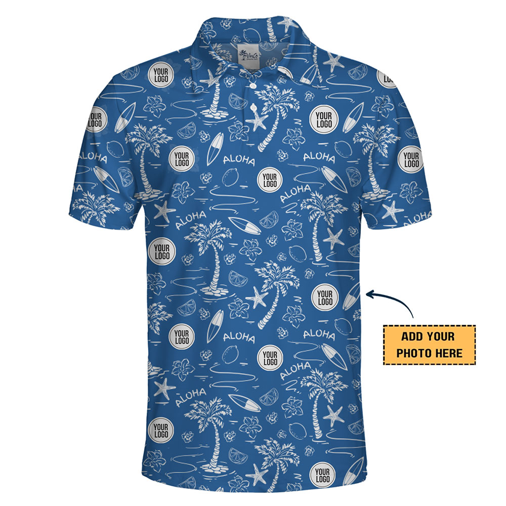 Custom Tropical Polo Shirt for Summer Events