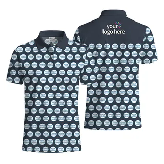Personalized Logo Polo Shirt Front And Back