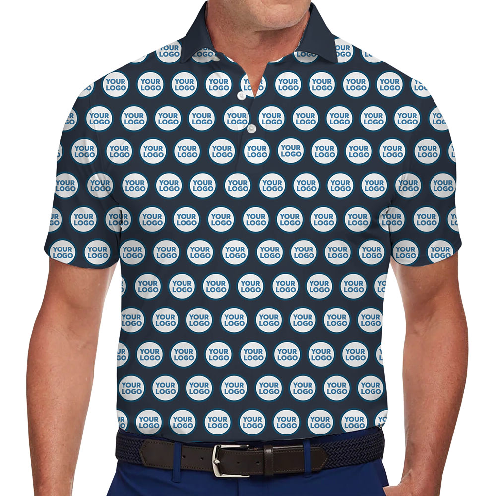 Personalized Logo Polo Shirt Front And Back