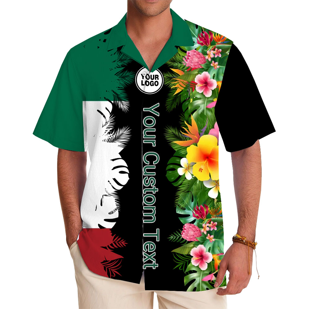 Tropical Customizable Hawaiian Shirt for Events and Branding - variant image 1