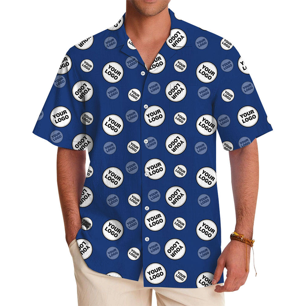 Modern Custom Button Up Shirt With Your Own Logo - variant image 1