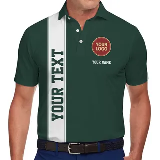 Classic Stripe Team Logo Collared Polo Shirt With Preview