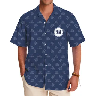 Custom Hawaiian Shirts With Company Logo No Minimum