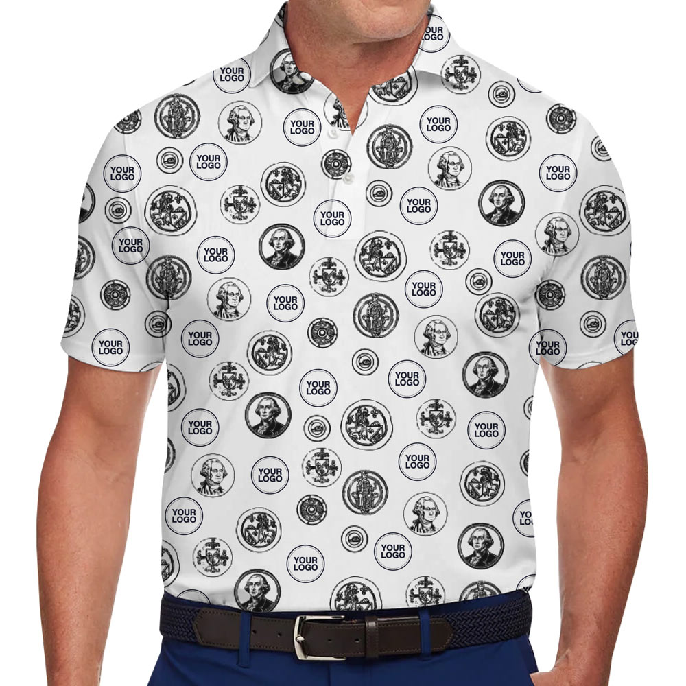 [Live Preview] American Coin Custom Logo Polo Shirt - variant image 1