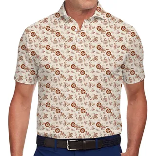 Classic Cowboy Crest Golf Polo Shirt With Custom Logo