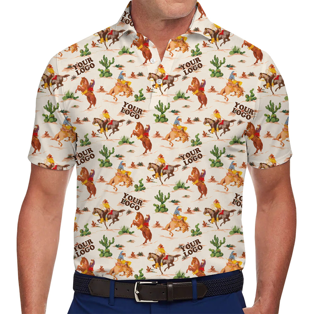Western Crest Golf Polo Shirt With Your Logo - variant image 1