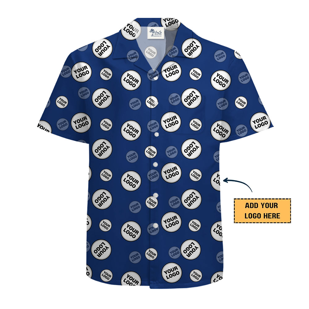 Modern Custom Button Up Shirt With Your Own Logo