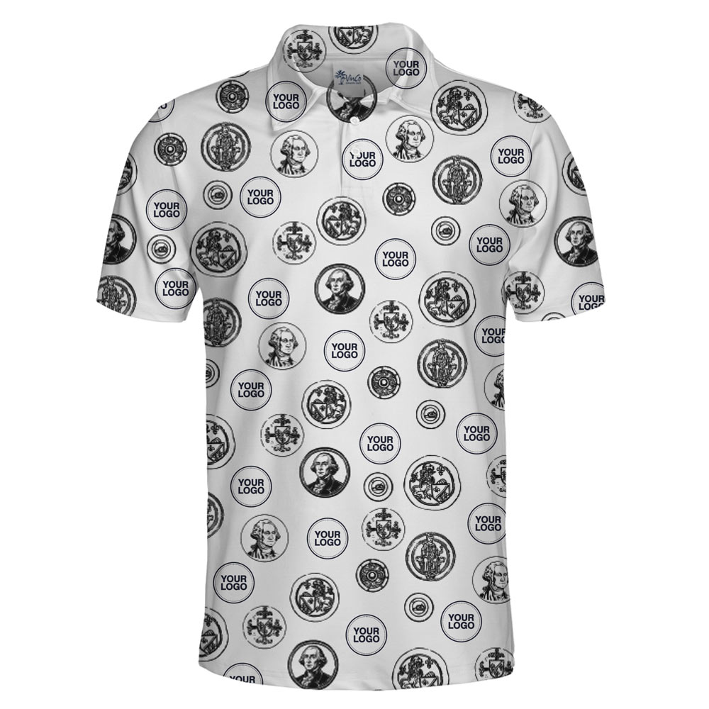 [Live Preview] American Coin Custom Logo Polo Shirt