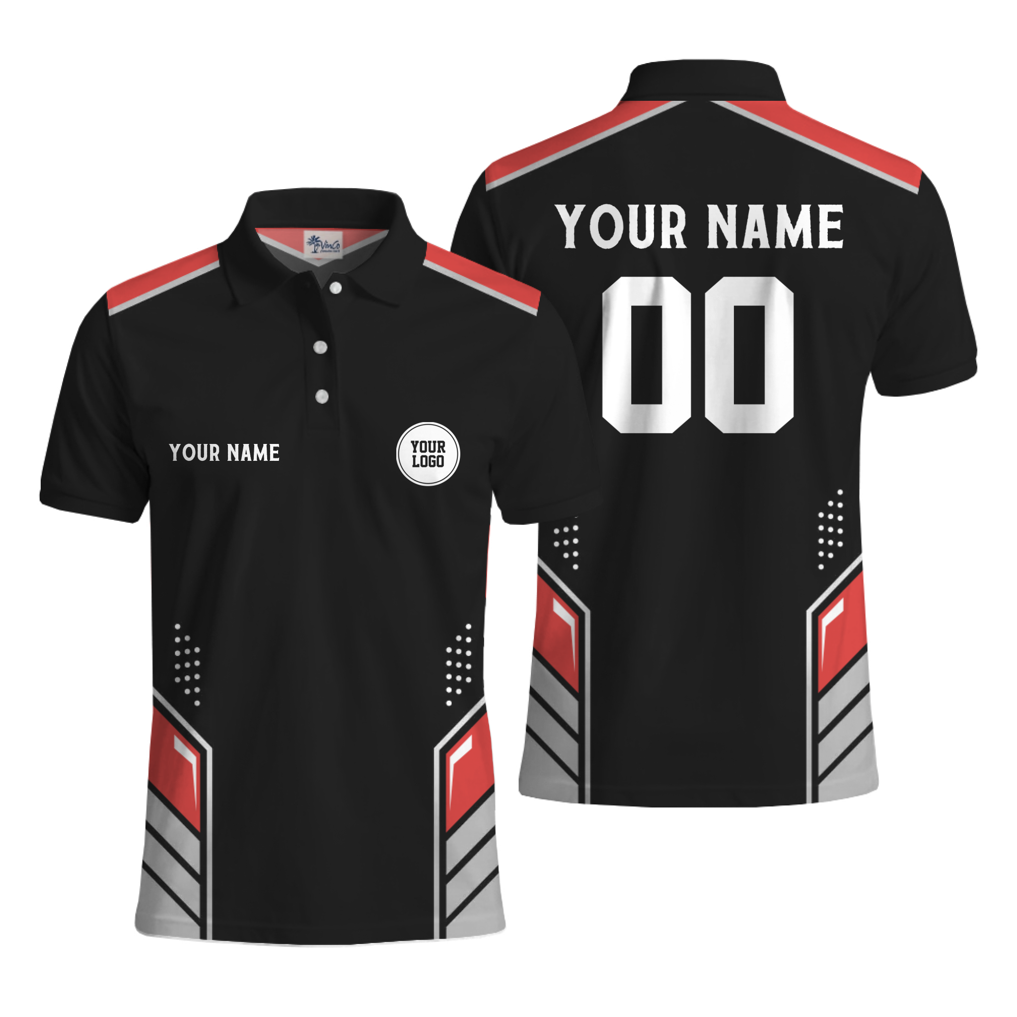 Custom Racing Polo Shirts With Instant Preview And No Minimum