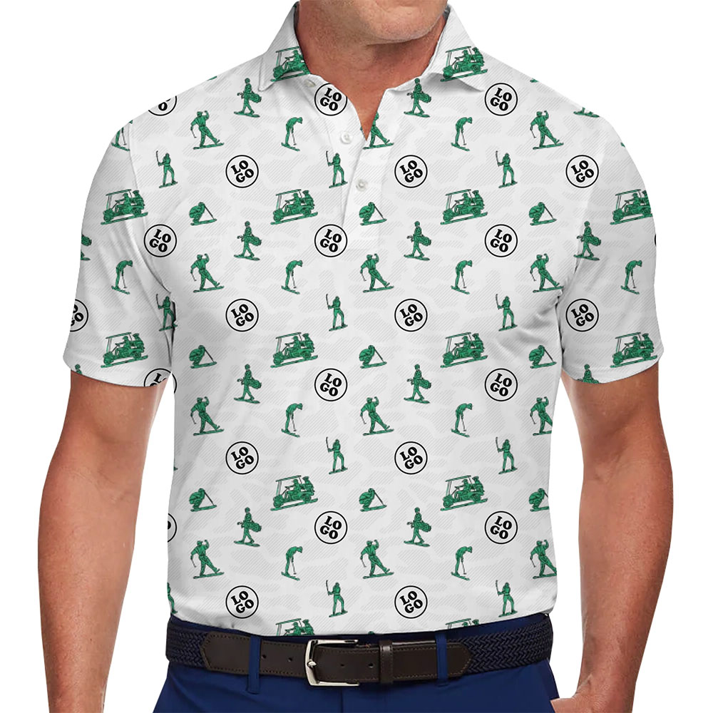 Custom Company Logo Golf Polo Shirt - variant image 1
