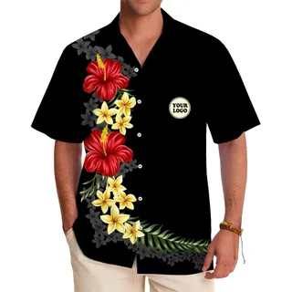Unique Customized Hawaiian Shirt With Tropical Floral Design