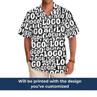 Hawaiian Button Up Shirt With Your Design