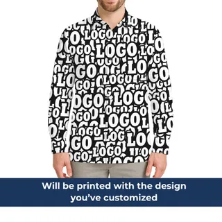 Add Your Own Design To Long Sleeve Button Up Shirt