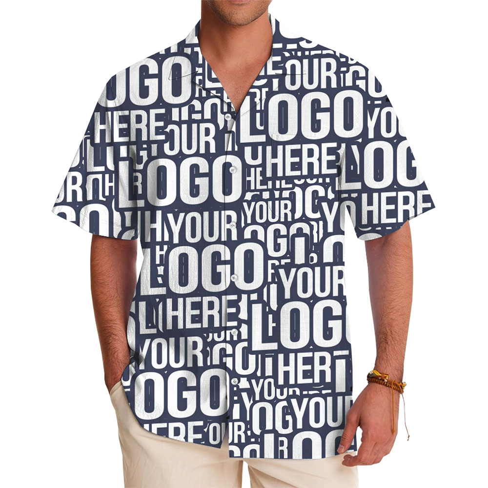 Custom All Over Print Button Up Shirts With Preview No Minimum - variant image 1