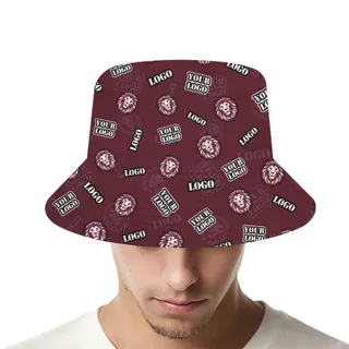 Custom Multiple Logos Bucket Hat