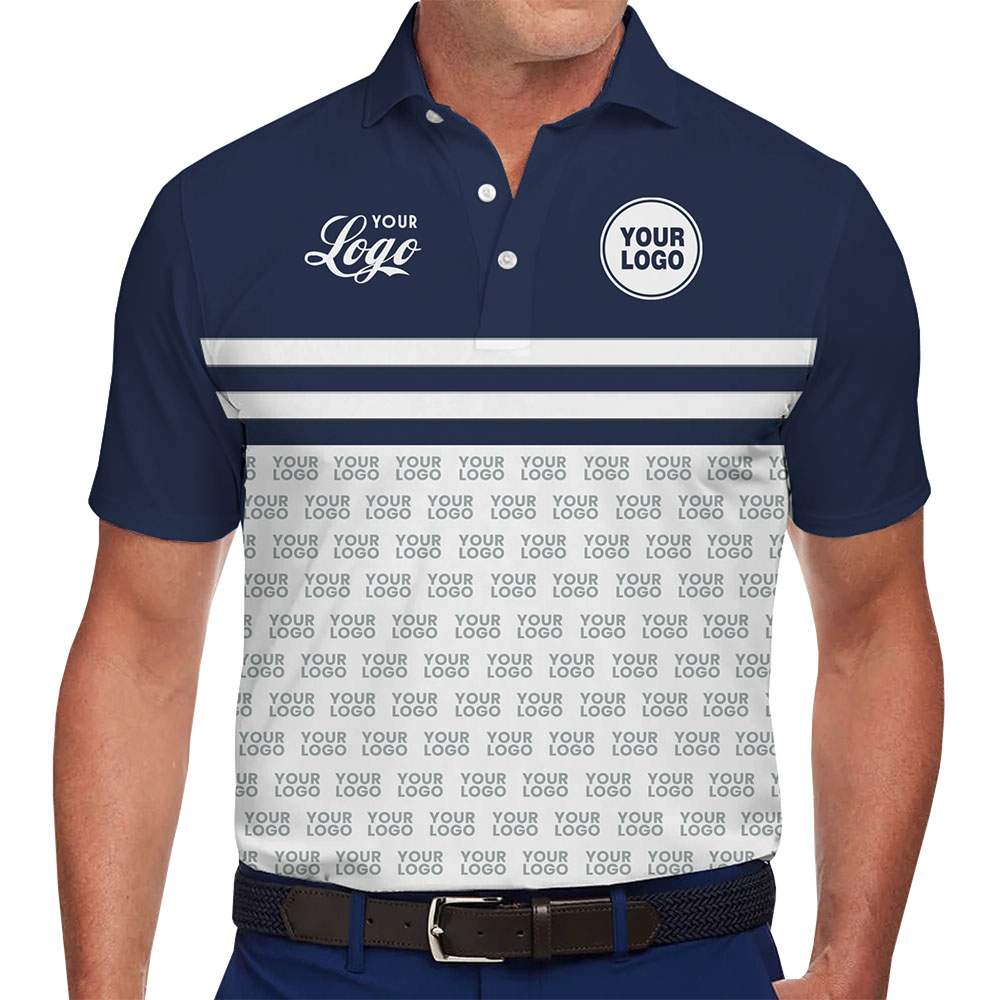 Personalized Golf-Style Polo with Logo Highlights - variant image 1