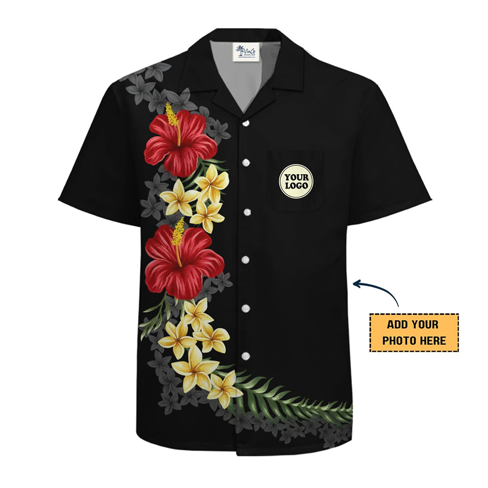 Unique Customized Hawaiian Shirt With Tropical Floral Design