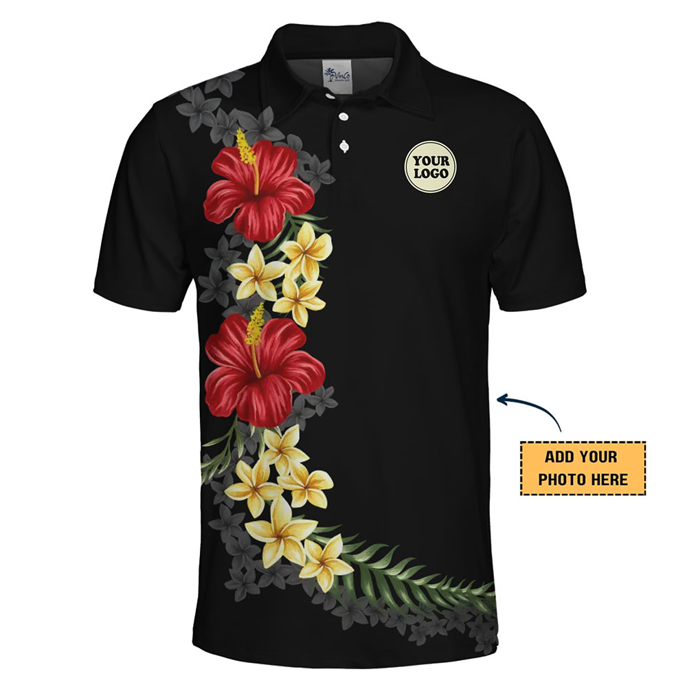 Design Your Own Floral Polo Shirt With Logo