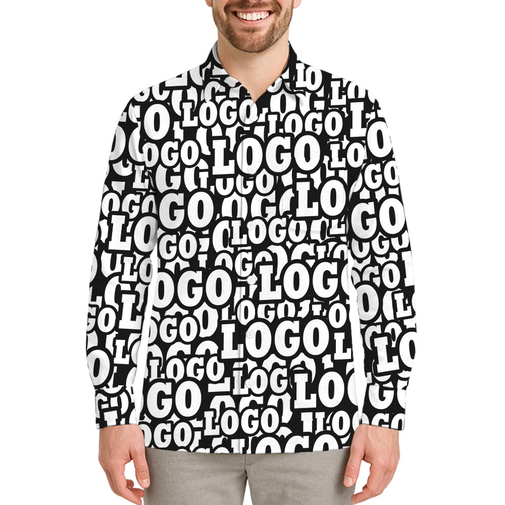 Add Your Own Design To Long Sleeve Button Up Shirt