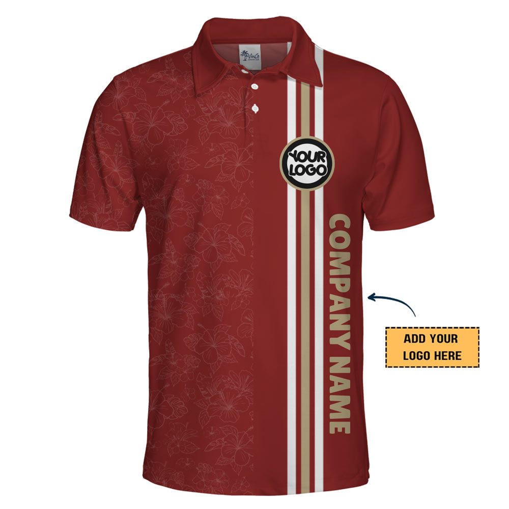 Custom Logo And Company Name Polo Shirt