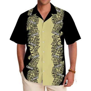 Tropical Charm Hawaiian Shirt with Custom Logo and Premium Design