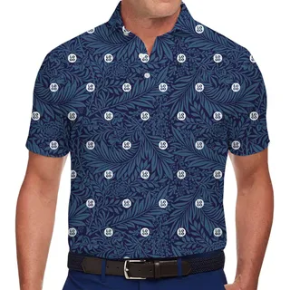 Dark Blue Polo Shirt With Custom Logo No Minimum