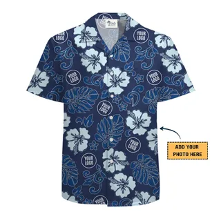Custom Hawaiian Shirt Vibrant Design with Your Logo