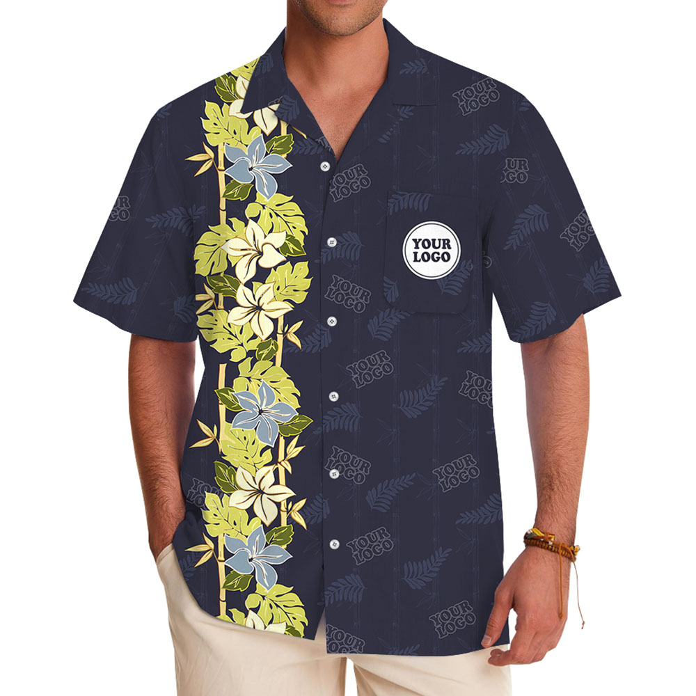 Floral Custom Hawaiian Shirts With Your Logo - variant image 1