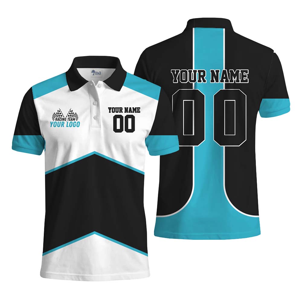 Custom Polo Shirt Racing With Live Preview And No Minimum